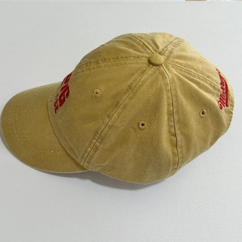 Murray’s Big Cheese Adams Upscale Cotton Dad Golf Hat Baseball Cap Leather Strap - Picture 5 of 12